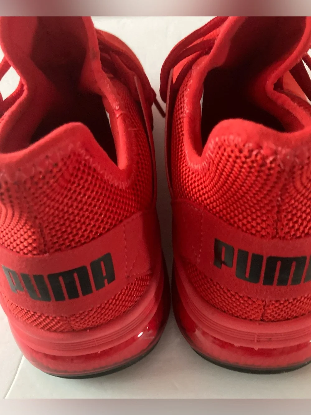 Puma Red Men's SZ 9.5 Athletic Sneakers comfort plus.